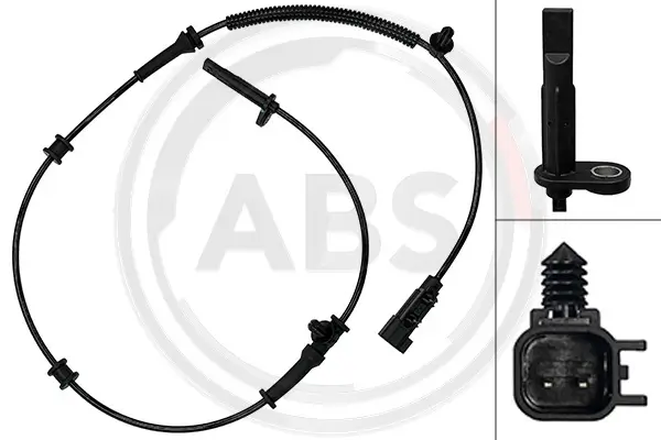 Sensor, Raddrehzahl Vorderachse A.B.S. 33174