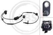 Sensor, Raddrehzahl Vorderachse A.B.S. 33183