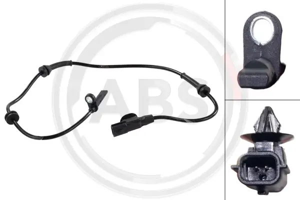 Sensor, Raddrehzahl Vorderachse A.B.S. 33205