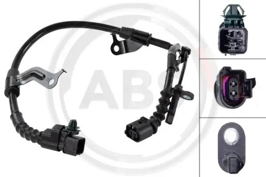 Sensor, Raddrehzahl Hinterachse rechts A.B.S. 33218 Bild Sensor, Raddrehzahl Hinterachse rechts A.B.S. 33218