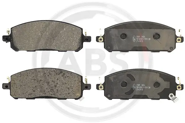 Bremsbelagsatz, Scheibenbremse Vorderachse A.B.S. 35009