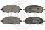 Bremsbelagsatz, Scheibenbremse Vorderachse A.B.S. 35009