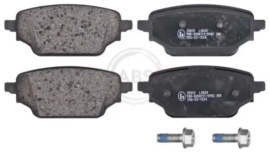 Bremsbelagsatz, Scheibenbremse Hinterachse A.B.S. 35012 Bild Bremsbelagsatz, Scheibenbremse Hinterachse A.B.S. 35012