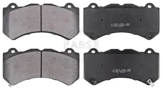 Bremsbelagsatz, Scheibenbremse Vorderachse A.B.S. 35013 Bild Bremsbelagsatz, Scheibenbremse Vorderachse A.B.S. 35013