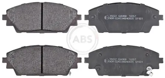 Bremsbelagsatz, Scheibenbremse Vorderachse A.B.S. 35022 Bild Bremsbelagsatz, Scheibenbremse Vorderachse A.B.S. 35022