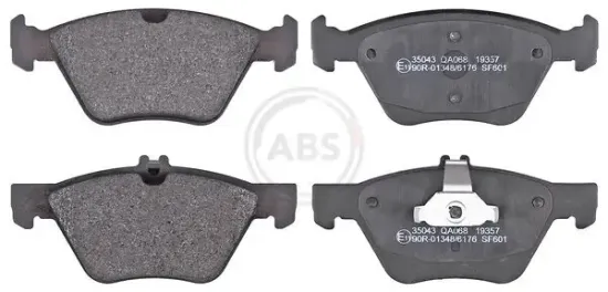 Bremsbelagsatz, Scheibenbremse Vorderachse A.B.S. 35043 Bild Bremsbelagsatz, Scheibenbremse Vorderachse A.B.S. 35043
