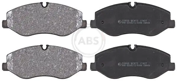 Bremsbelagsatz, Scheibenbremse Vorderachse A.B.S. 35055