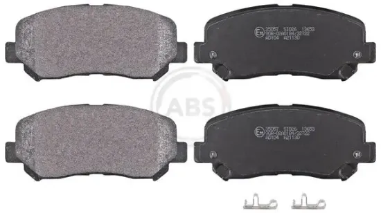 Bremsbelagsatz, Scheibenbremse Vorderachse A.B.S. 35057 Bild Bremsbelagsatz, Scheibenbremse Vorderachse A.B.S. 35057