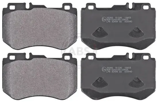 Bremsbelagsatz, Scheibenbremse Vorderachse A.B.S. 35065 Bild Bremsbelagsatz, Scheibenbremse Vorderachse A.B.S. 35065