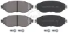 Bremsbelagsatz, Scheibenbremse Vorderachse A.B.S. 35077