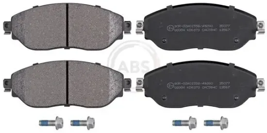 Bremsbelagsatz, Scheibenbremse Vorderachse A.B.S. 35077 Bild Bremsbelagsatz, Scheibenbremse Vorderachse A.B.S. 35077