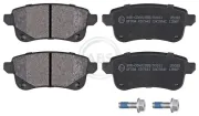 Bremsbelagsatz, Scheibenbremse Hinterachse A.B.S. 35083