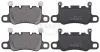Bremsbelagsatz, Scheibenbremse Hinterachse A.B.S. 35096