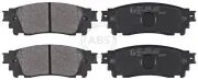 Bremsbelagsatz, Scheibenbremse Hinterachse A.B.S. 35097