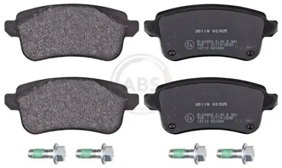 Bremsbelagsatz, Scheibenbremse Hinterachse A.B.S. 35118 Bild Bremsbelagsatz, Scheibenbremse Hinterachse A.B.S. 35118