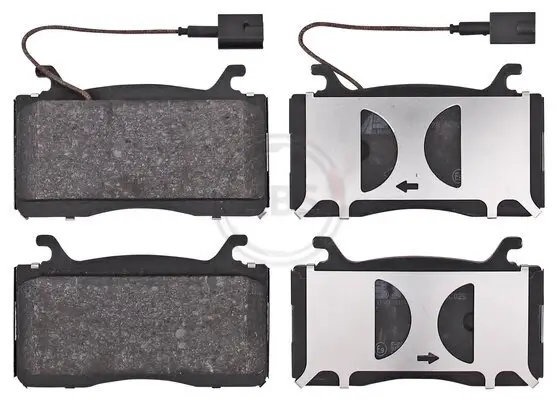 Bremsbelagsatz, Scheibenbremse Vorderachse A.B.S. 35178