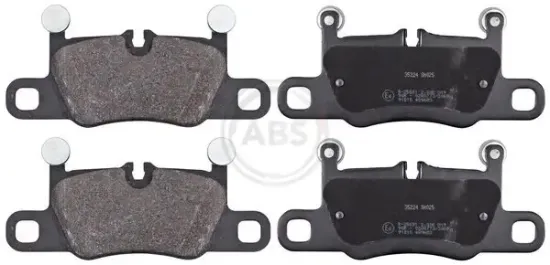 Bremsbelagsatz, Scheibenbremse Hinterachse A.B.S. 35224 Bild Bremsbelagsatz, Scheibenbremse Hinterachse A.B.S. 35224