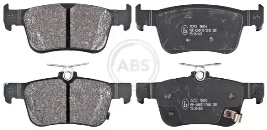 Bremsbelagsatz, Scheibenbremse Hinterachse A.B.S. 35253 Bild Bremsbelagsatz, Scheibenbremse Hinterachse A.B.S. 35253