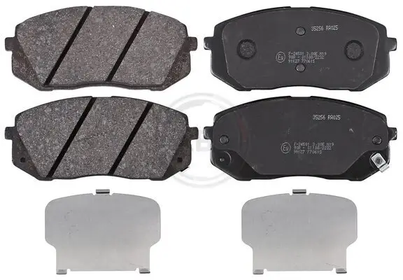 Bremsbelagsatz, Scheibenbremse Vorderachse A.B.S. 35256