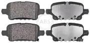 Bremsbelagsatz, Scheibenbremse Hinterachse A.B.S. 35262