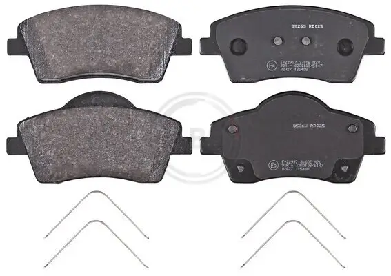 Bremsbelagsatz, Scheibenbremse Vorderachse A.B.S. 35263