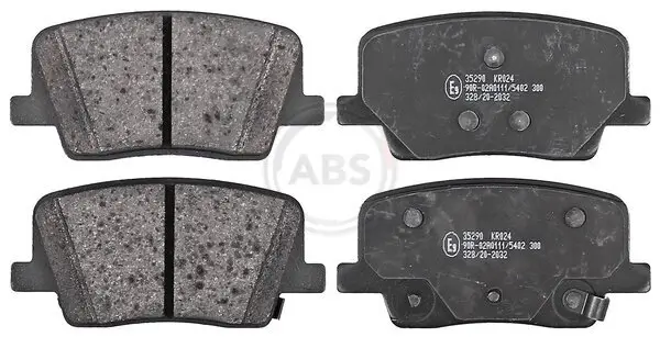 Bremsbelagsatz, Scheibenbremse Hinterachse A.B.S. 35290