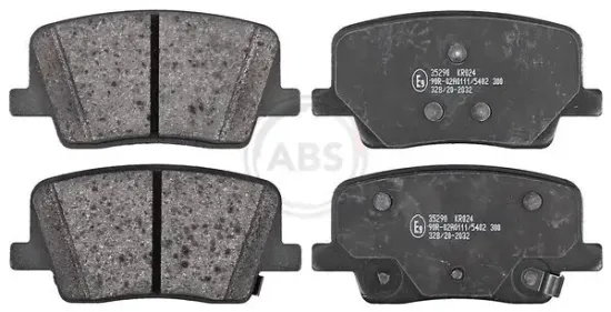 Bremsbelagsatz, Scheibenbremse Hinterachse A.B.S. 35290 Bild Bremsbelagsatz, Scheibenbremse Hinterachse A.B.S. 35290