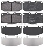 Bremsbelagsatz, Scheibenbremse Vorderachse A.B.S. 35313