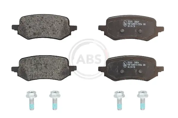 Bremsbelagsatz, Scheibenbremse Hinterachse A.B.S. 35328