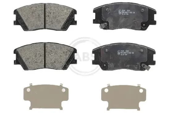 Bremsbelagsatz, Scheibenbremse Vorderachse A.B.S. 35345 Bild Bremsbelagsatz, Scheibenbremse Vorderachse A.B.S. 35345