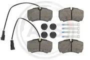 Bremsbelagsatz, Scheibenbremse Hinterachse A.B.S. 35358