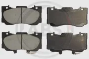Bremsbelagsatz, Scheibenbremse Vorderachse A.B.S. 36174