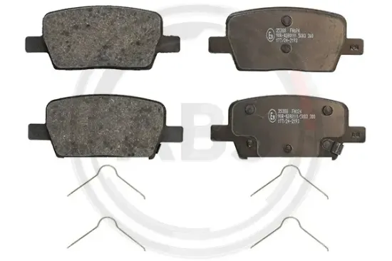Bremsbelagsatz, Scheibenbremse Hinterachse A.B.S. 35388 Bild Bremsbelagsatz, Scheibenbremse Hinterachse A.B.S. 35388