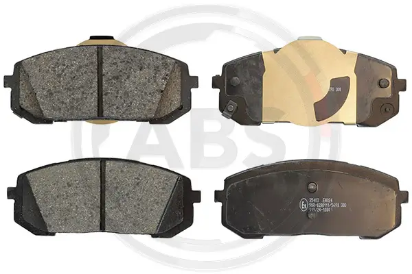 Bremsbelagsatz, Scheibenbremse Vorderachse A.B.S. 35403