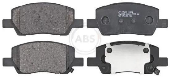 Bremsbelagsatz, Scheibenbremse Vorderachse A.B.S. 35413 Bild Bremsbelagsatz, Scheibenbremse Vorderachse A.B.S. 35413
