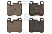 Bremsbelagsatz, Scheibenbremse Hinterachse links Hinterachse rechts A.B.S. 35422