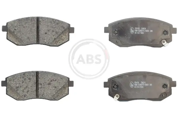 Bremsbelagsatz, Scheibenbremse Vorderachse A.B.S. 35430