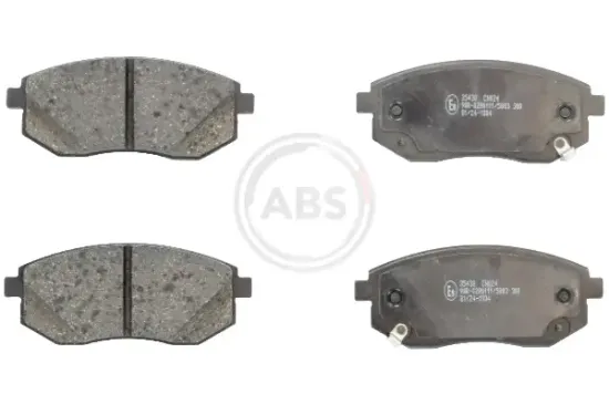 Bremsbelagsatz, Scheibenbremse Vorderachse A.B.S. 35430 Bild Bremsbelagsatz, Scheibenbremse Vorderachse A.B.S. 35430