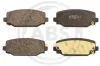Bremsbelagsatz, Scheibenbremse Hinterachse A.B.S. 35455