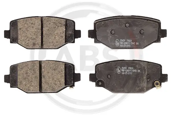Bremsbelagsatz, Scheibenbremse Hinterachse A.B.S. 35459