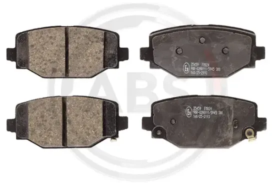 Bremsbelagsatz, Scheibenbremse Hinterachse A.B.S. 35459 Bild Bremsbelagsatz, Scheibenbremse Hinterachse A.B.S. 35459