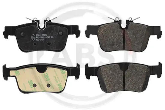 Bremsbelagsatz, Scheibenbremse Hinterachse A.B.S. 35460 Bild Bremsbelagsatz, Scheibenbremse Hinterachse A.B.S. 35460