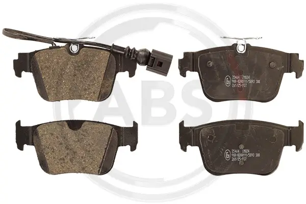 Bremsbelagsatz, Scheibenbremse Hinterachse A.B.S. 35464