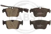 Bremsbelagsatz, Scheibenbremse Hinterachse A.B.S. 35464