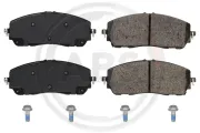 Bremsbelagsatz, Scheibenbremse Vorderachse A.B.S. 36574