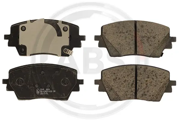 Bremsbelagsatz, Scheibenbremse Vorderachse A.B.S. 35490