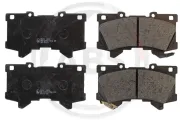 Bremsbelagsatz, Scheibenbremse Vorderachse A.B.S. 36577