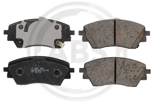 Bremsbelagsatz, Scheibenbremse Vorderachse A.B.S. 35502