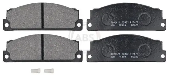 Bremsbelagsatz, Scheibenbremse Vorderachse A.B.S. 36004/1 Bild Bremsbelagsatz, Scheibenbremse Vorderachse A.B.S. 36004/1