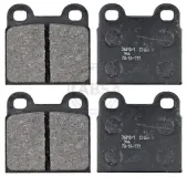 Bremsbelagsatz, Scheibenbremse Hinterachse A.B.S. 36010/1